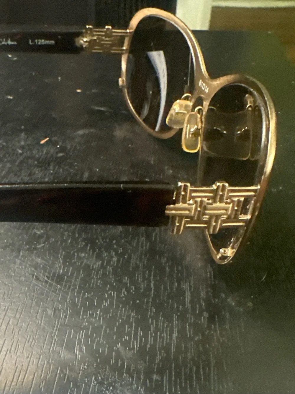 Authentic Cole Haan CH 650 Gold Sunglasses - Excellent Condition